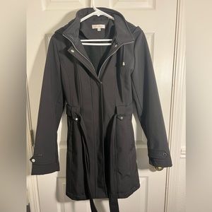 Via Spiga Hooded, Tie Waist Trench Rain Coat- Women’s Medium